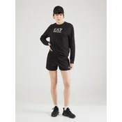 EA7 Emporio Armani Set jope in športnih kratkih hlač 7W000974 AF13135 UC001 Črna Regular Fit