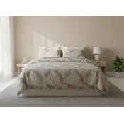 Tekstilshop Pamucna posteljina Dark Leaf, 200x200 cm, Siva
