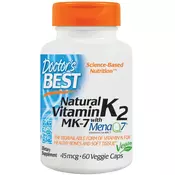 Naravni vitamin K2 MK7 z MenaQ7, 45mcg - 60 kapsul