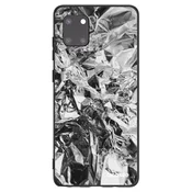 Silikonski črni ovitek za Samsung Galaxy Note 10 Lite N770F - Chrome