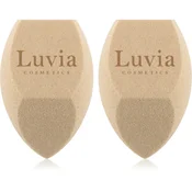 Luvia Cosmetics Tea Make-up Sponge Set gobica za tekoči puder 2 kos