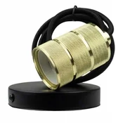 shumee Viseča stropna svetilka, 2 m, E27, 60 W, zlata