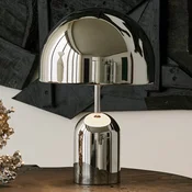 Tom Dixon LED namizna svetilka Bell, srebrna, 43 cm, z možnostjo zatemnitve - Dnevna soba/jedilnica - Dizajn - Kovina
