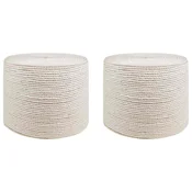 Uže od jute 2 pcs 2 Bijela 100% Juta Tossa