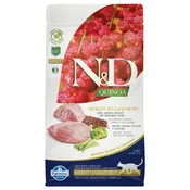 N&D Quinoa Cat Weight Management Lamb & Artichoke – 1.5 kg