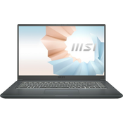 Laptop MSI Modern 15 A11M-893 Carbon Gray | Metal / i5 / RAM 16 GB / SSD Pogon / 15,6” FHD