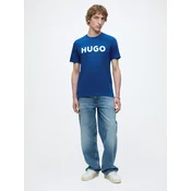 HUGO Majica Dulivio 50467556 Modra Regular Fit