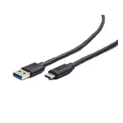 Gembird USB A na USB-C kabel, USB 3.2 Gen 1, 1.8m, črn