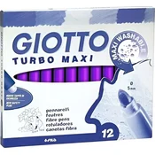 GIOTTO Turbo Maxi Set flomastrov 5 mm Purple 12 kos