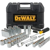 DeWalt 84-delni komplet z ragljo 1/4 in 3/8 DWMT81531-1