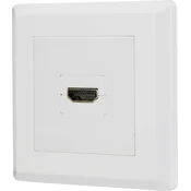Renkforce Renkforce RF-4724906 HDMI adapter [1x ženski konektor HDMI - 1x ženski konektor HDMI] bela pozlačeni konektorji, (20429517)