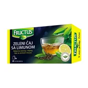 FRUCTUS Zeleni caj sa limunom 30g, 20x1.5g