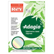 Karton za kopiranje u boji Rey Adagio - Miješati, A4, 160 g/m2, 100 listova