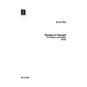 PART:SPIEGEL IM SPIEGEL,VIOLINE+PIANO