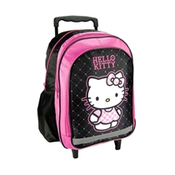 VSE ZA ŠOLO TORBA ŠOLSKA NA KOLESIH TROLLEY HELLO KITTY