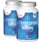 Essentials L-Tryptophan, visok odmerek - vegansko, 360 kapsul
