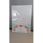 Tac Set posteljine Queen, Caršaf i 2 jastucnice, 120x200cm, Beli