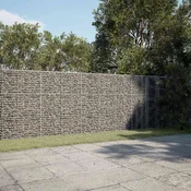 vidaXL Gabion z žico 3,5 mm in mrežo 5x2,5 cm 600x100x150 cm