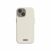Moshi Moshi Napa MagSafe - usnjena torbica za iPhone 15 (jajčno bela)