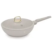 Berlingerhaus WOK ponev s titanovim premazom in pokrovom, 28 cm, iz kolekcije Sahara