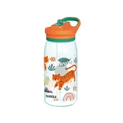 QUOKKA Quokka Kids Glow, Plastična steklenica s slamico Tigers, 580ml, 40281