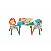 Arditex Otroška lesena miza in stoli FISHER PRICE, FP10298