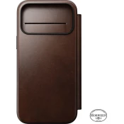 Ovitek Nomad Modern usnjena mapa Folio, rustic brown (Horween) - iPhone 17 Pro Max (NM014100858)