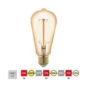 LED prigušiva sijalica VINTAGE ST64 E27/4W/230V 2200K - Eglo 12863