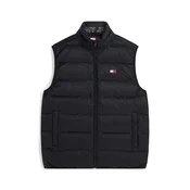 Tommy Jeans Brezrokavnik Lightweight Packable Ripstop Down Gilet črna