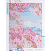 KIK Diamantna slika Sakura cvetje 30x40cm