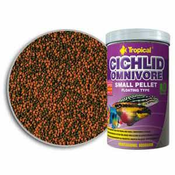 Hrana za ostrižnike TROPICAL Cichlid Omnivore Small Pellet 250 ml/90 g