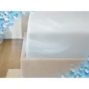 Hladilna napenjalna rjuha Dormeo Simplicity, slonokoščena 120x200 cm
