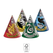 Procos Barvni party klobučki - Domovi Harry Potter 6kos