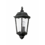 Eglo Navedo spoljna zidna lampa/1, e27, crna/srebrna