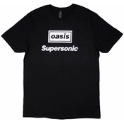Oasis Majica Supersonic Title Unisex Black S