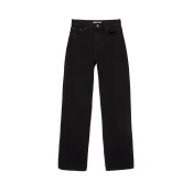 Pull&Bear Kavbojke črn denim