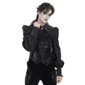 Moška srajca DEVIL FASHION - Baroque Baron - črna - SHT15301