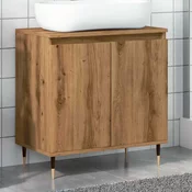 Kupaonski ormaric Artisan hrast 58x33x60 cm konstruirano drvo