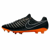 Nike LEGENDA 7 ELITE FG, 20 | SOCCER | MOŠKI | NIZKA VRH | ČRNI/SKUPAJ ORANŽ-ČRNO-BELI | 7