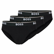 BOSS Black Slip BRIEF 3P POWER, bež / crna / bijela