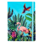 Zvezek SAFARI z radirko, črtan, B6, 17,5 x 8,5 cm, 80 listov, 80 g/m2