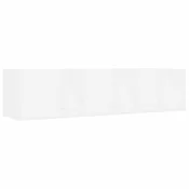 Vidaxl Stenska polica za CD plošče 75x18x18 cm