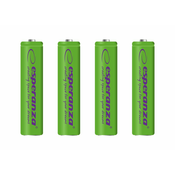Esperanza eza102g esperanza polnilna ni-mh aaa 1000mah 4ks zelena