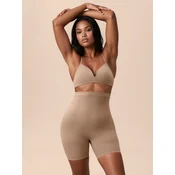 Hiccup Hlače za oblikovanje Nahtlose Shapewear-Shorts mit Hoher Taille und Formeffekt svetlo bež