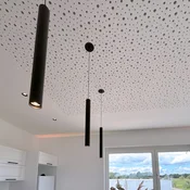 Deko-Light LED viseča svetilka Slim, črna, aluminij, 2700 K - Dnevna soba/jedilnica - Sodobni