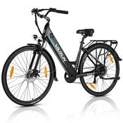 VARUN Žensko električno kolo za urbano vožnjo, VARUN S700-2, 27,5”, črne barve, (5000235219)