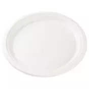shumee Krožnik iz trstične pulpe Love Nature 26 cm 50 kosov