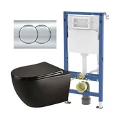 Geberit Latina Black hrom sjaj tipka