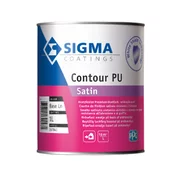 POKRIVNA BARVA ZA LES KOVINO SIGMA CONTOUR PU SATIN 1l BELA | Topdom