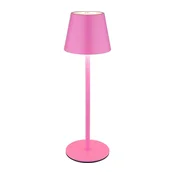Globo 58488P-LED Stona lampa VANNIE 3W/5V IP54 1800mAh, ružičasta — dodirna, punjiva, sa prigušiva, pogodna za spoljašnju upotrebu